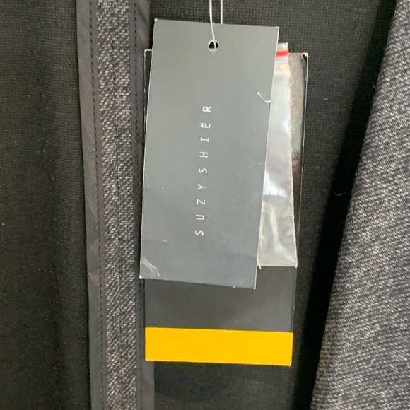 NWT- charcoal gray blazer size 3/4 - Picture 2 of 4